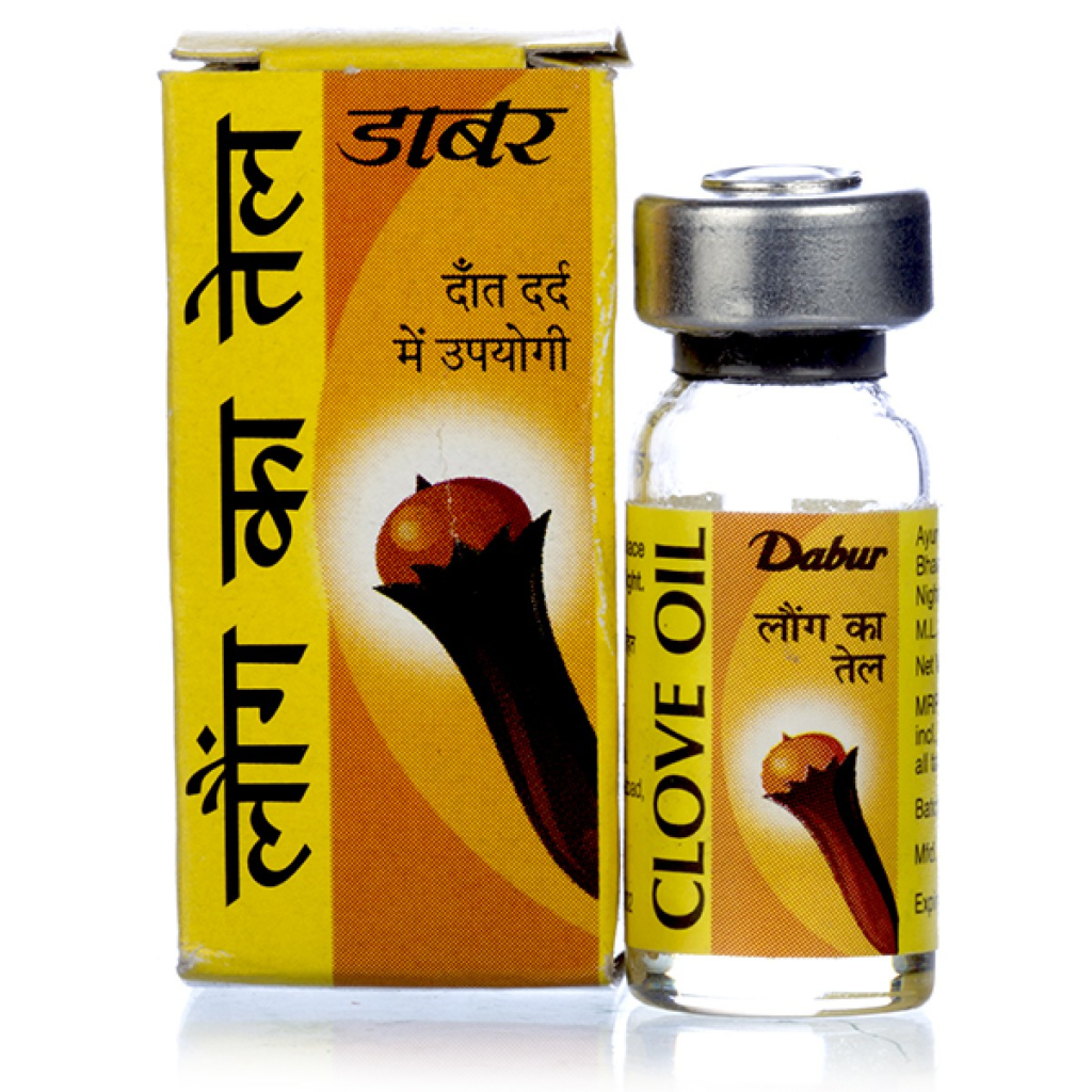Натуральное масло гвоздики, 2 мл, производитель "Дабур", Clove Oil, 2 ml, Dabur — купить в интернет-магазине