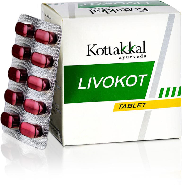 Ливокот, 100 таб, производитель "Коттаккал Аюрведа", Livokot, 100 tabs, Kottakkal Ayurveda — купить в интернет-магазине
