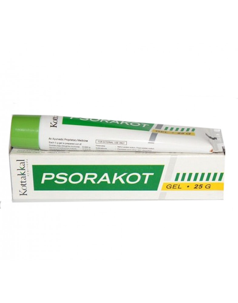 Псоракот гель, 25 г, производитель "Коттаккал Аюрведа", Psorakot gel, 25 g, Kottakkal Ayurveda — купить в интернет-магазине