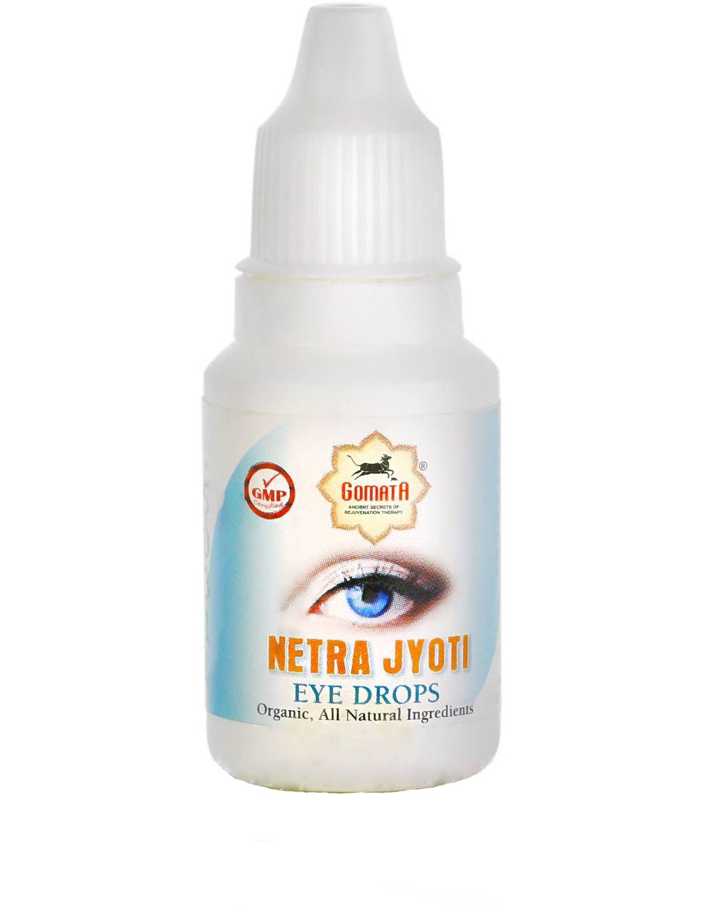 Капли для глаз "Нетра Джьйоти", 15 мл, производитель "Гомата", Netra Jyoti eye drops, 15 ml, Gomata Products — купить в интернет-магазине