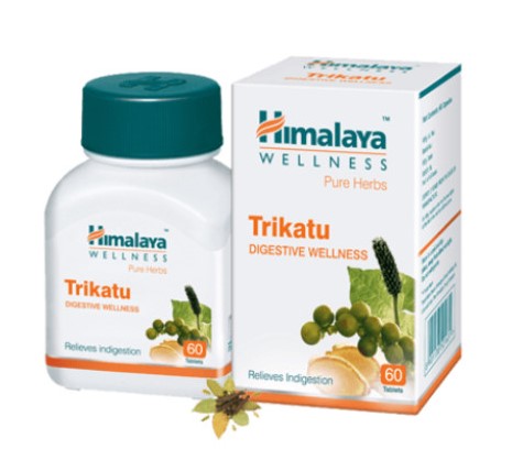 Трикату: для пищеварения, 60 таб., производитель "Хималая", Trikatu, 60 tabs., Himalaya — купить в интернет-магазине