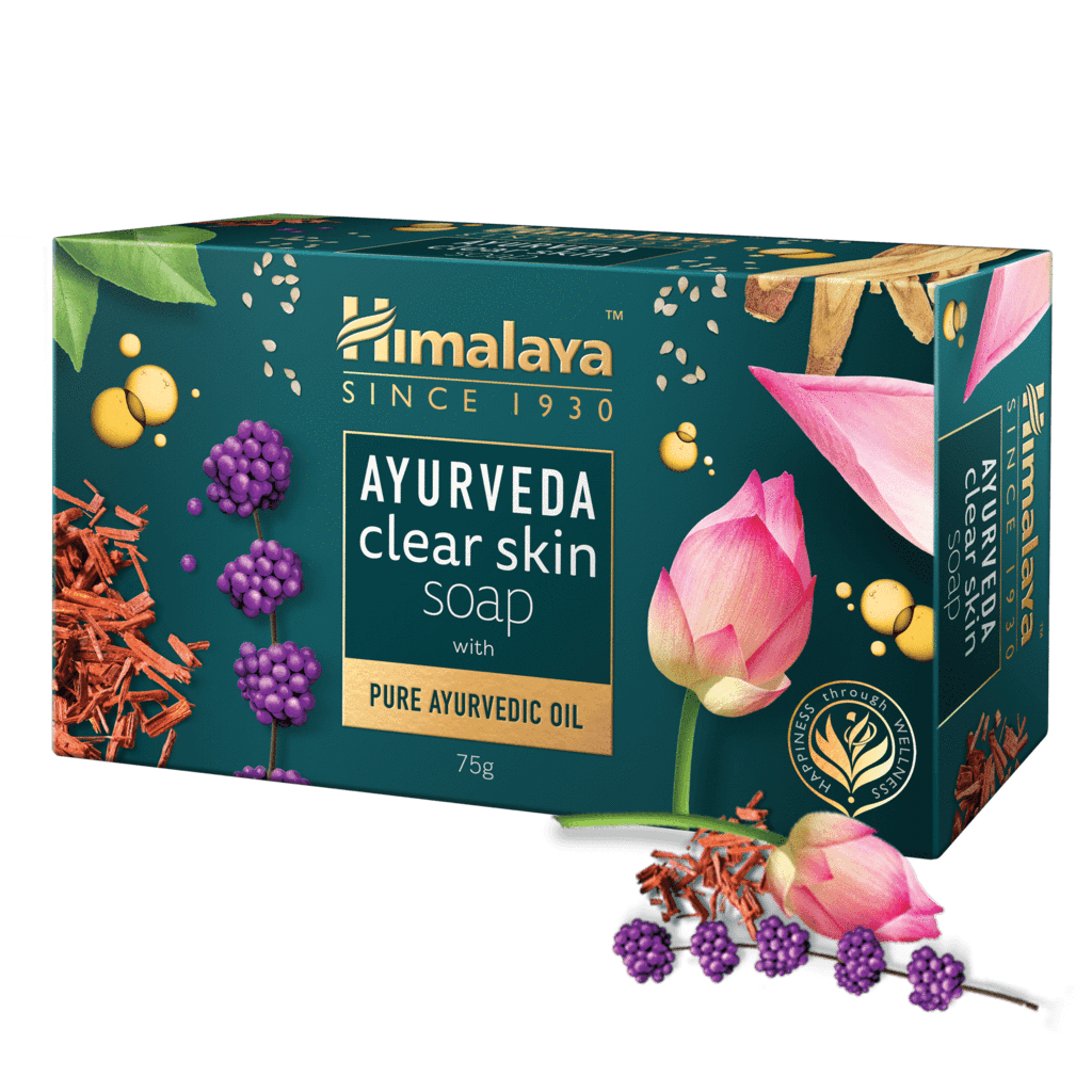 Аюрведическое мыло для чистой кожи Хималая, 75г, Ayurveda clear skin soap Himalaya, 75g — купить в интернет-магазине