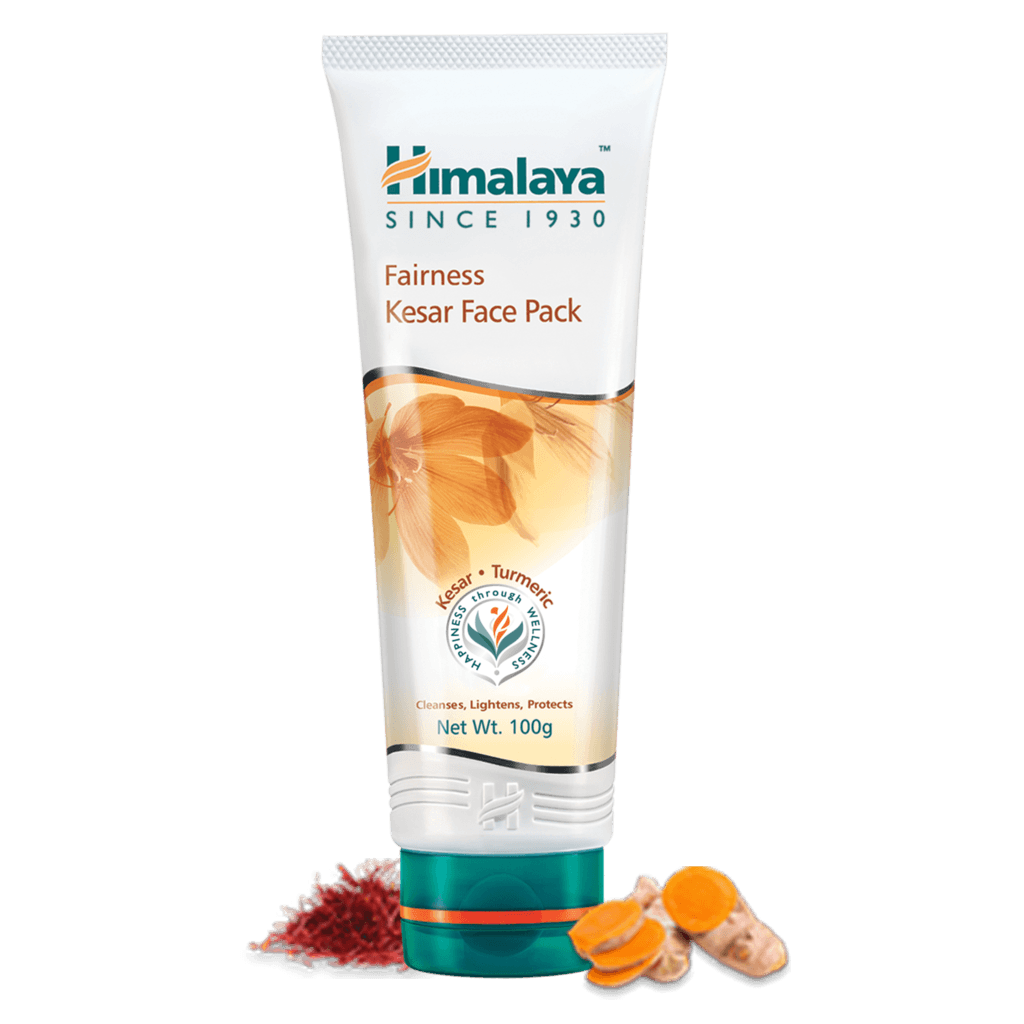 Осветляющая маска для лица с шафраном Хималая, 100г, Fairness Kesar Face Pack Himalaya, 100g — купить в интернет-магазине