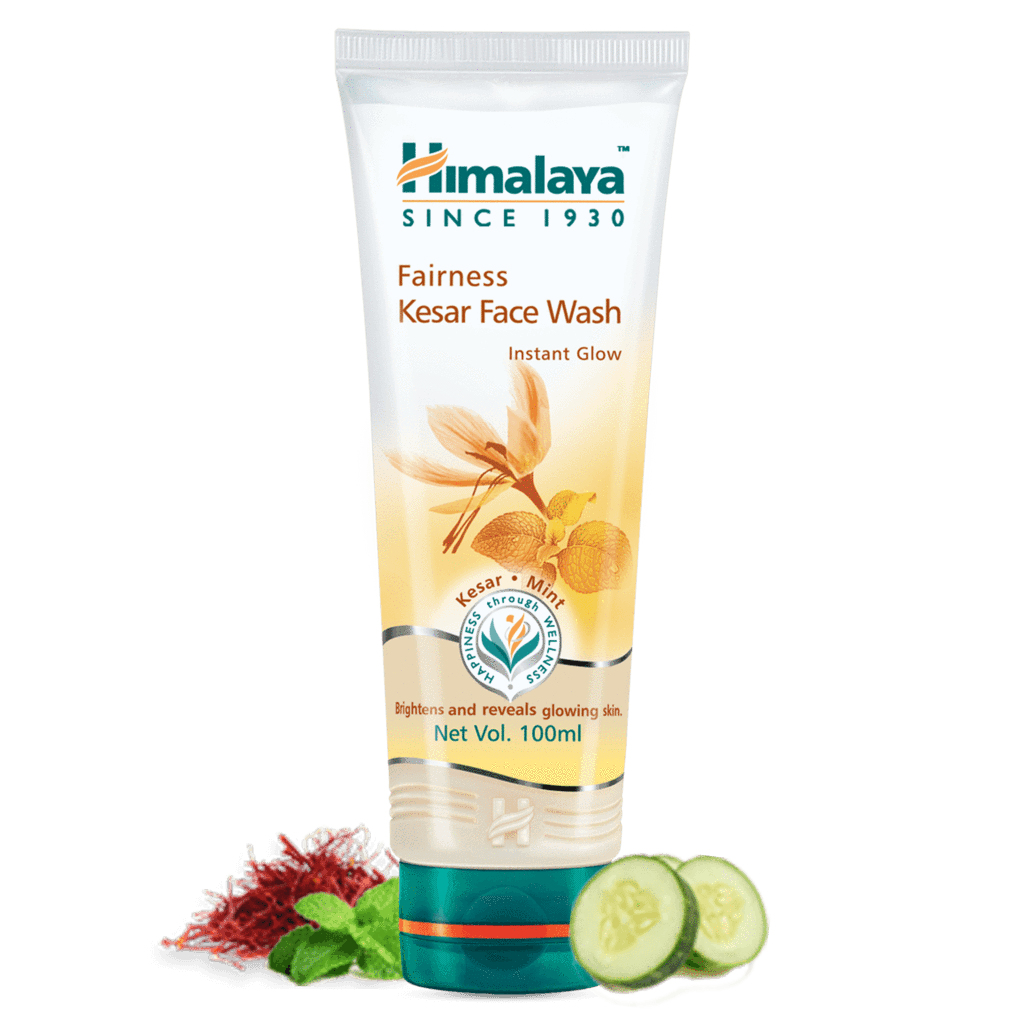 Осветляющее средство для умывания лица с шафраном Хималая, 100г, Fairness Kesar Face Wash Himalaya, 100g — купить в интернет-магазине