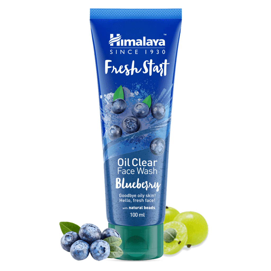 Очищающее средство для лица с голубикой Хималая, 100мл, Fresh Start Oil Clear Blueberry Face Wash Himalaya, 100ml — купить в интернет-магазине