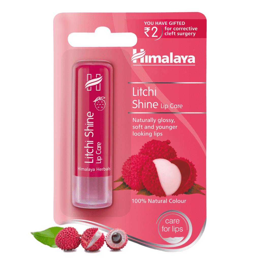Бальзам-блеск для губ с личи, 4.5г, производитель "Хималая", Litchi Shine Lip Care, 4.5g, Himalaya — купить в интернет-магазине