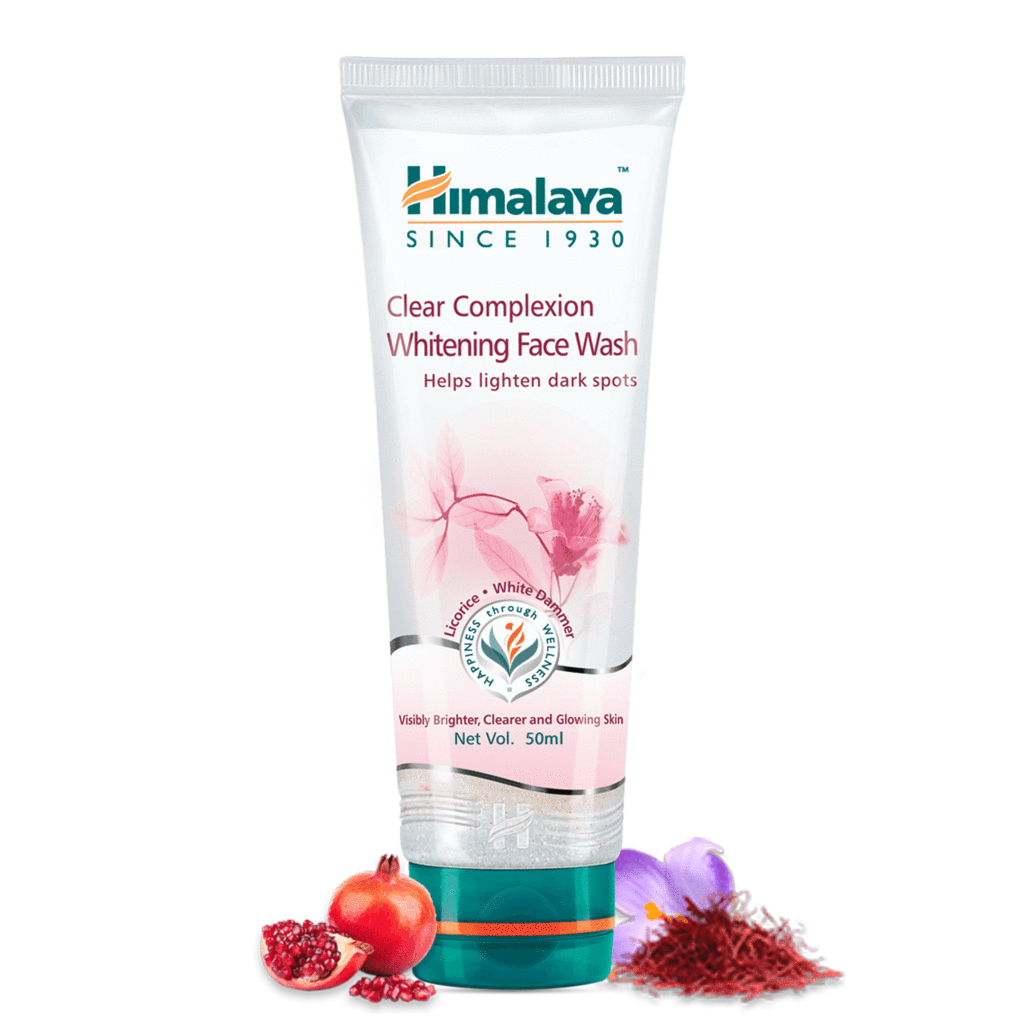 Осветляющее комплексное средство для умывания лица Хималая, 50мл, Clear Complexion Whitening Face Wash Himalaya 50ml — купить в интернет-магазине