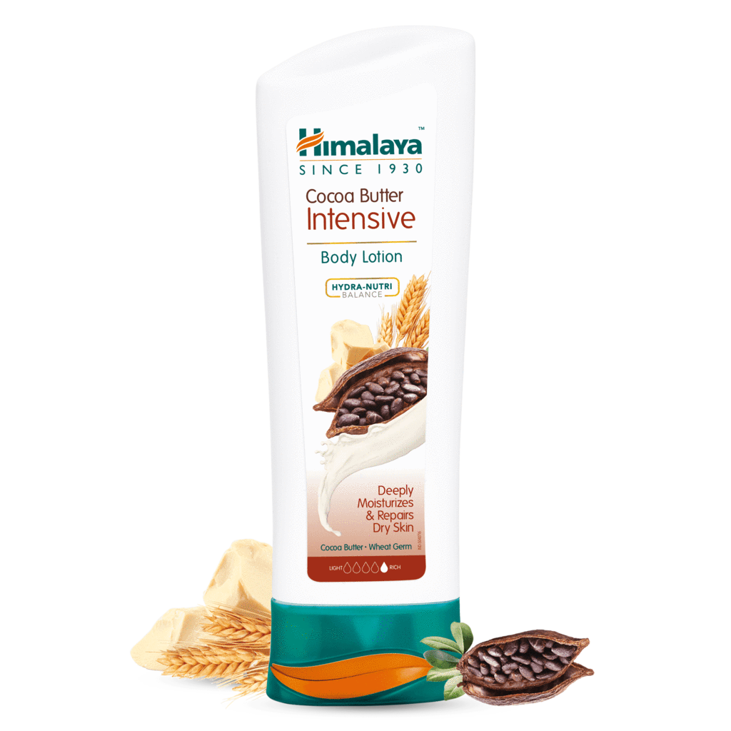 Интенсивный увлажняющий лосьон для тела с маслом какао Хималая, 200мл, Cocoa Butter Intensive Body Lotion Himalaya, 200ml — купить в интернет-магазине