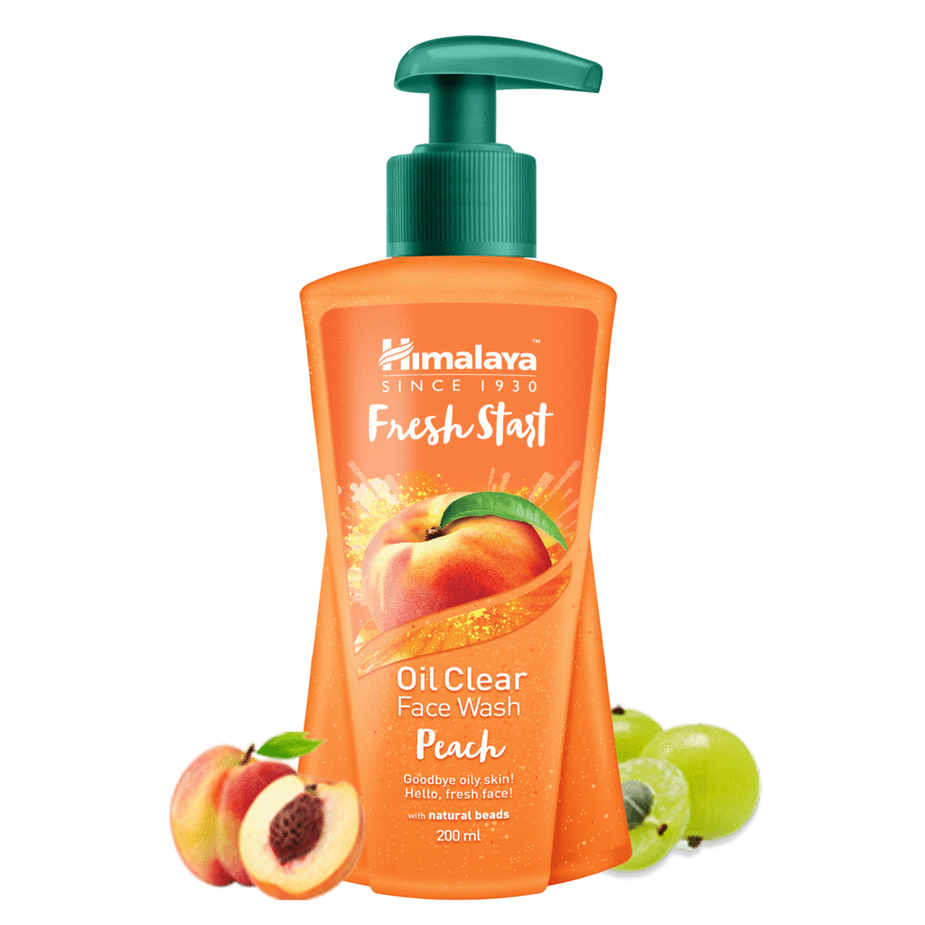 Очищающее средство для лица с персиком Хималая, 200мл, Fresh Start Oil Clear Peach Face Wash Himalaya, 200ml — купить в интернет-магазине
