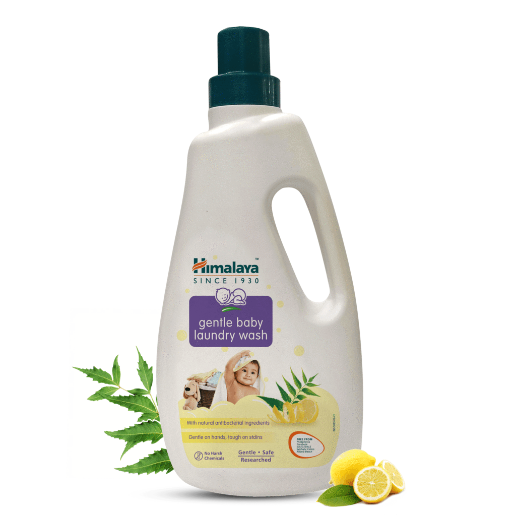 Нежная стирка детского белья Хималая, 1л бутылка,  Gentle Baby Laundry Wash Himalaya, 1l Bottle — купить в интернет-магазине