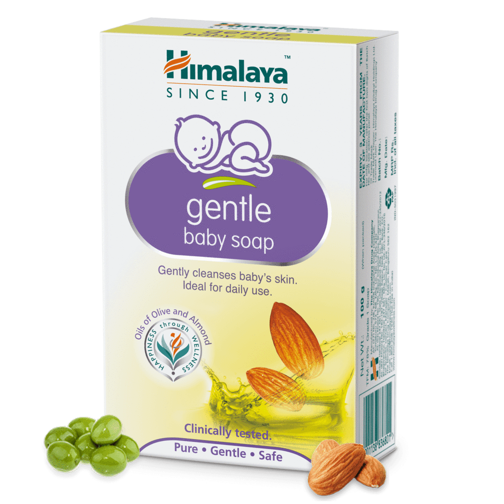 Нежное детское мыло Хималая, 125г, Gentle Baby Soap Himalaya, 125g — купить в интернет-магазине