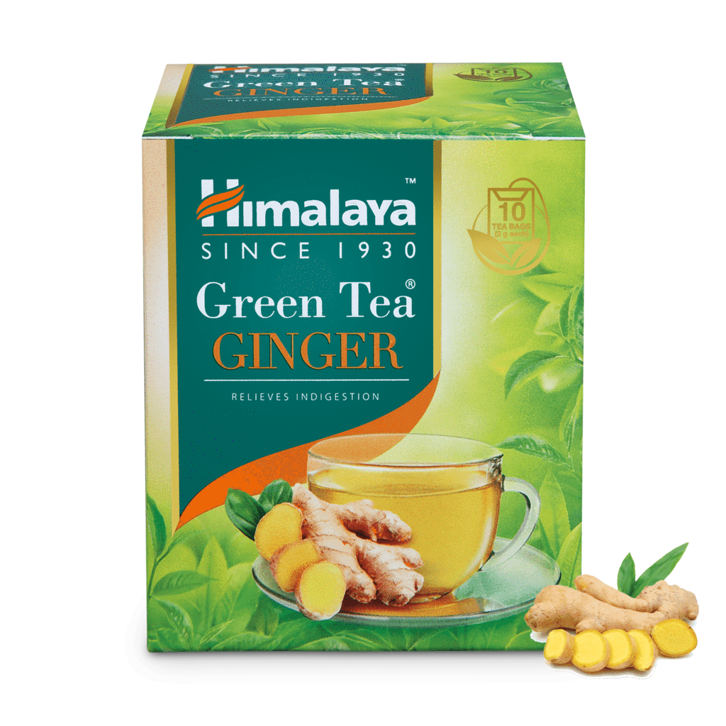 Зеленый чай Хималая с имбирем, 10 пак., Green Tea Ginger Himalaya 10bags — купить в интернет-магазине