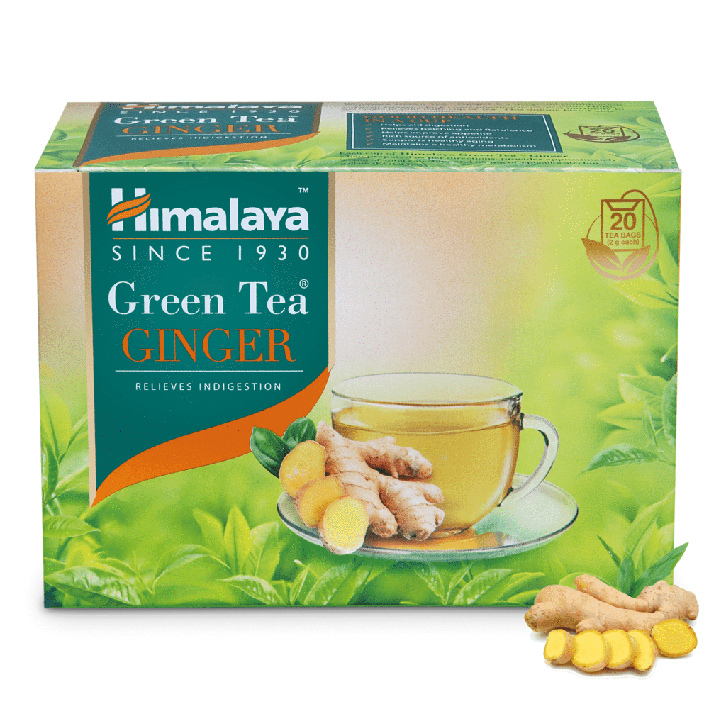 Зеленый чай Хималая с имбирем, 20 пак., Green Tea Ginger  Himalaya 20bags — купить в интернет-магазине