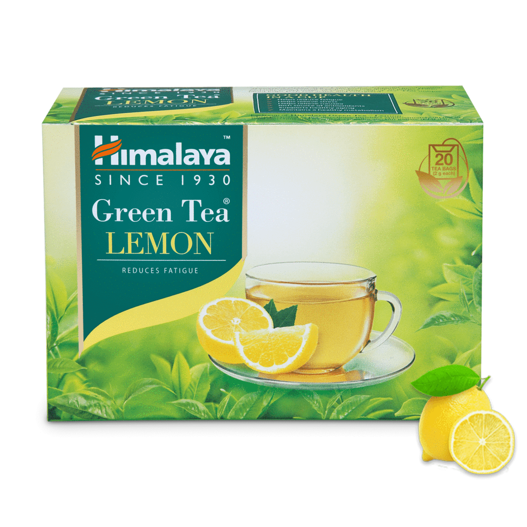 Зеленый чай Хималая с лимоном, 20 пак., Green Tea Lemon  Himalaya 20bags — купить в интернет-магазине
