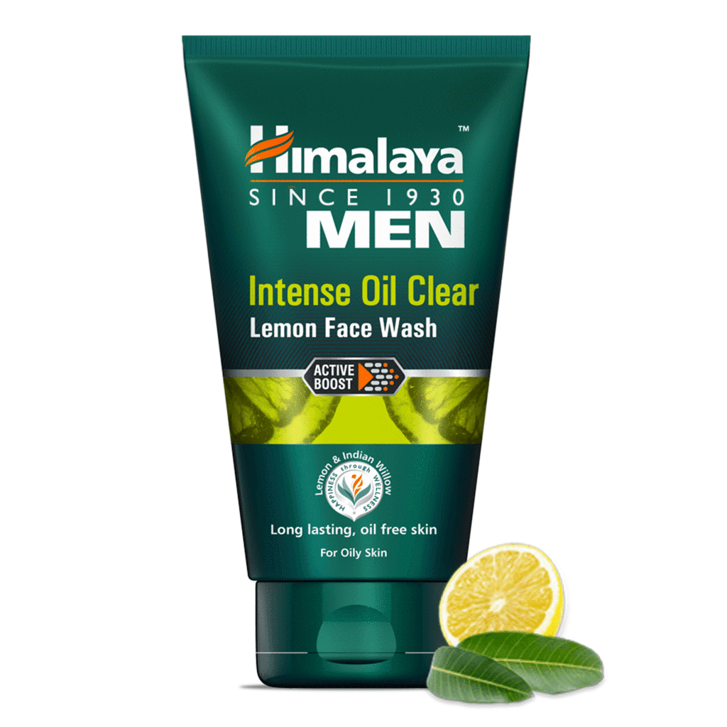 Интенсивно очищающее средство для лица с лимоном Хималая, 100мл, Men Intense Oil Clear Lemon Face Wash Himalaya, 100ml — купить в интернет-магазине