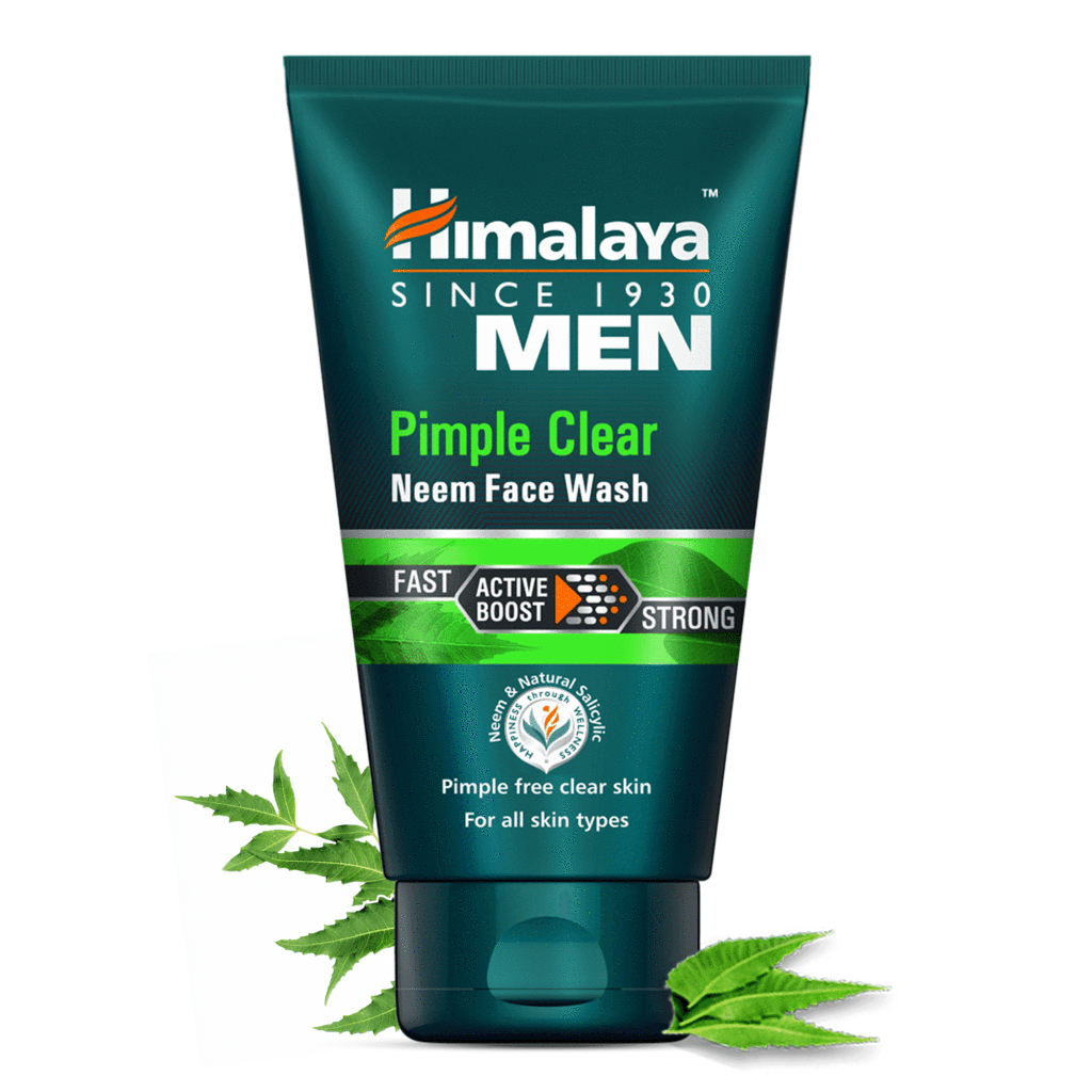 Очищающее от прыщей средство для лица, Хималая, 100мл, Men Pimple Clear Neem Face Wash Himalaya, 100ml — купить в интернет-магазине