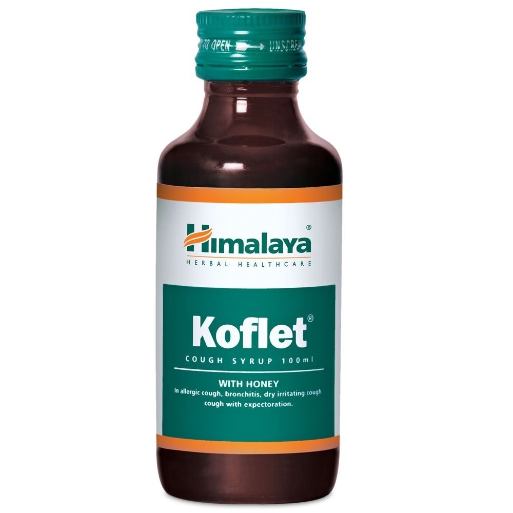Сироп от кашля "Кофлет", 100 мл, производитель "Хималая", Koflet, 100 ml, Himalaya — купить в интернет-магазине