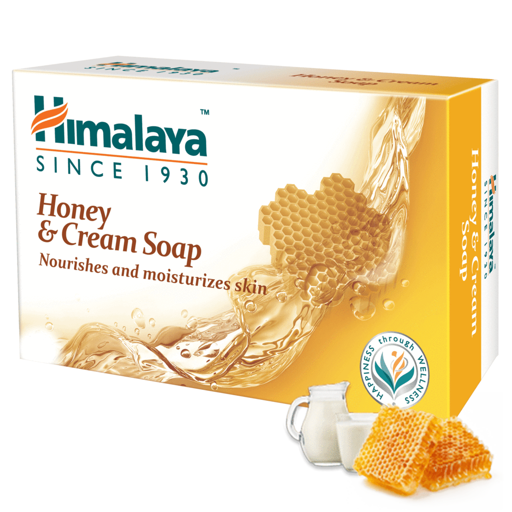 Аюрведическое мыло Мед и Сливки, производитель "Хималая", 125г, Himalaya Honey & Cream Soap 125g — купить в интернет-магазине