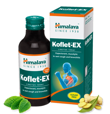 Сироп от кашля "Кофлет EX", 100 мл, производитель "Хималая", Koflet-EX, 100 ml, Himalaya — купить в интернет-магазине