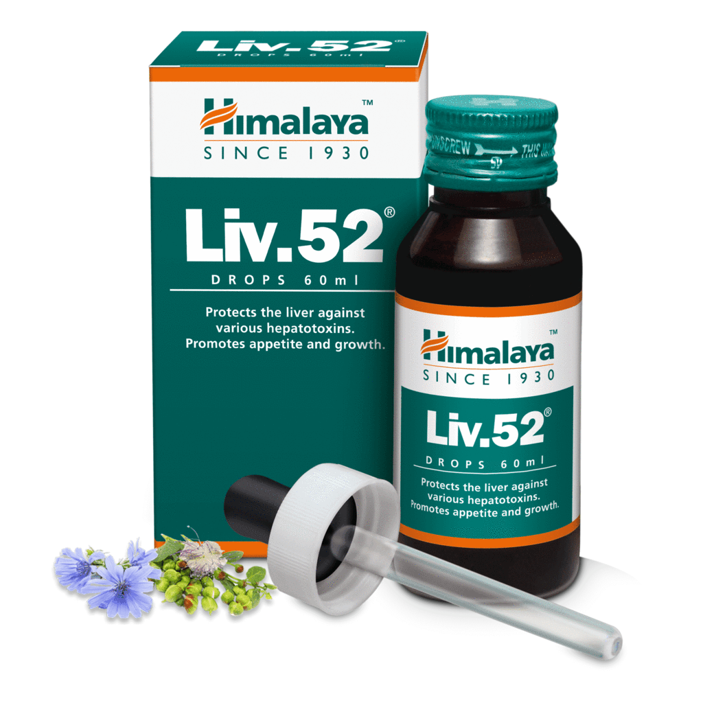 Капли для печени "Лив.52", 60мл, производитель "Хималая", LIV. 52 Drops, 60ml, Himalaya — купить в интернет-магазине