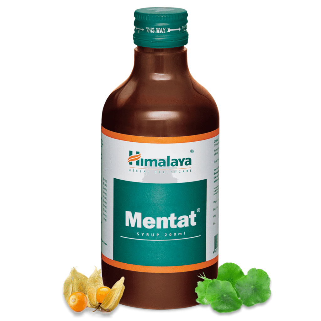 Сироп Ментат, 200 мл, производитель "Хималая", Mentat Syrup, 200 ml, Himalaya — купить в интернет-магазине