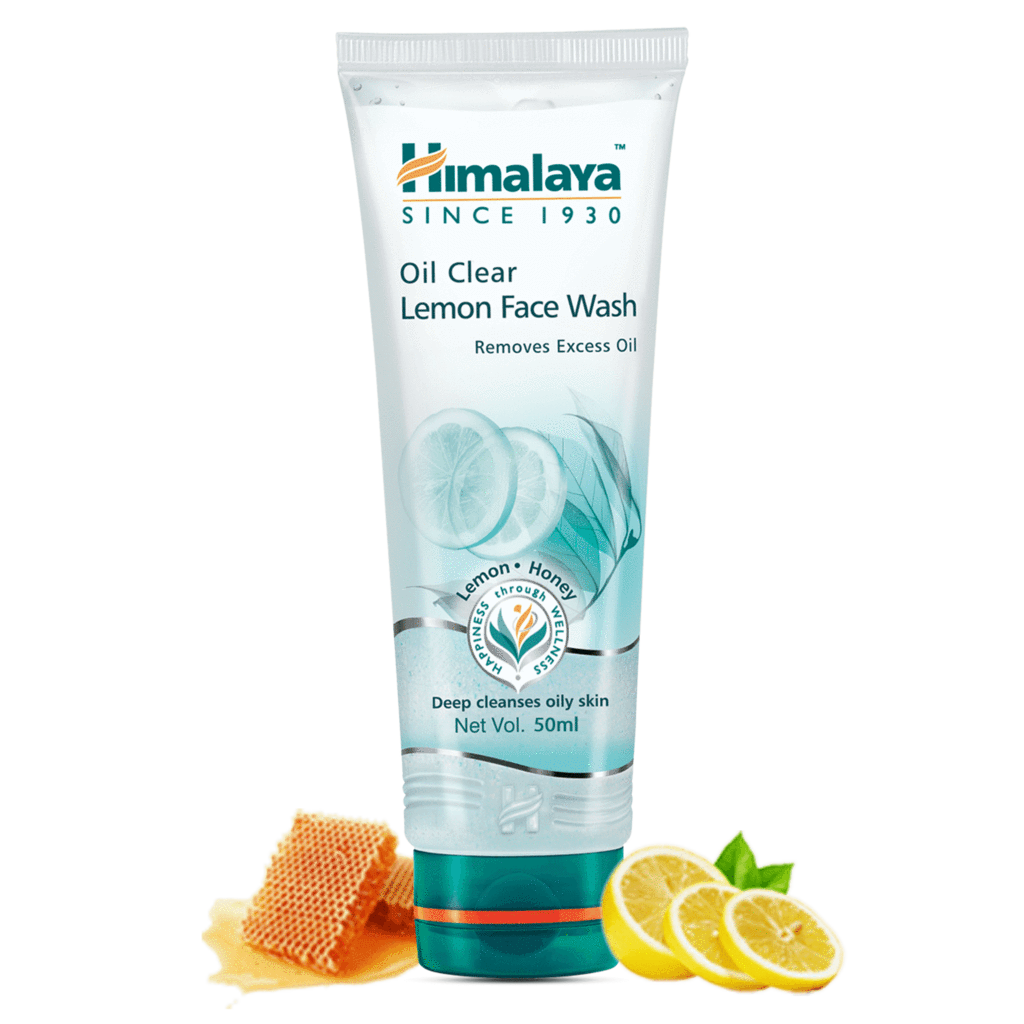 Гель для умывания Лимон и Мёд Хималая, 50мл, Oil Clear Lemon Face Wash Himalaya 50ml — купить в интернет-магазине