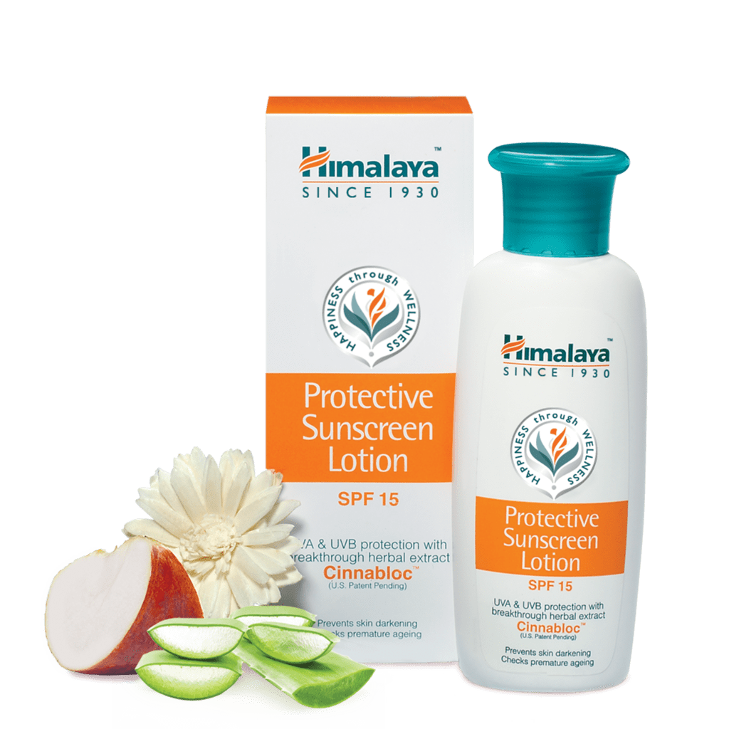 Солнцезащитный лосьон СПФ-15 Хималая, 50мл, Protective Sunscreen Lotion SPF-15, Himalaya, 50ml — купить в интернет-магазине