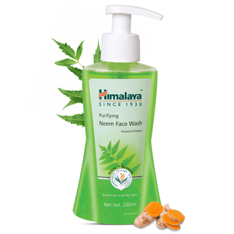 Очищающее средство для умывания с нимом, Хималая, 200мл, Purifying Neem Face Wash, Himalaya, 200ml — купить в интернет-магазине