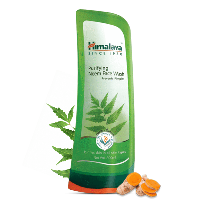 Очищающее средство для умывания с нимом, Хималая, 300мл, Purifying Neem Face Wash, Himalaya, 300ml — купить в интернет-магазине