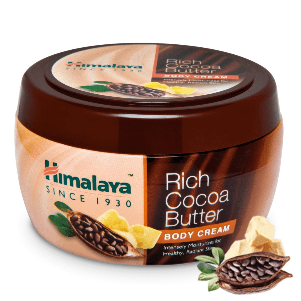 Крем для тела с Какао маслом, Хималая, 200мл, Rich Cocoa Butter Body Cream Himalaya, 200ml — купить в интернет-магазине