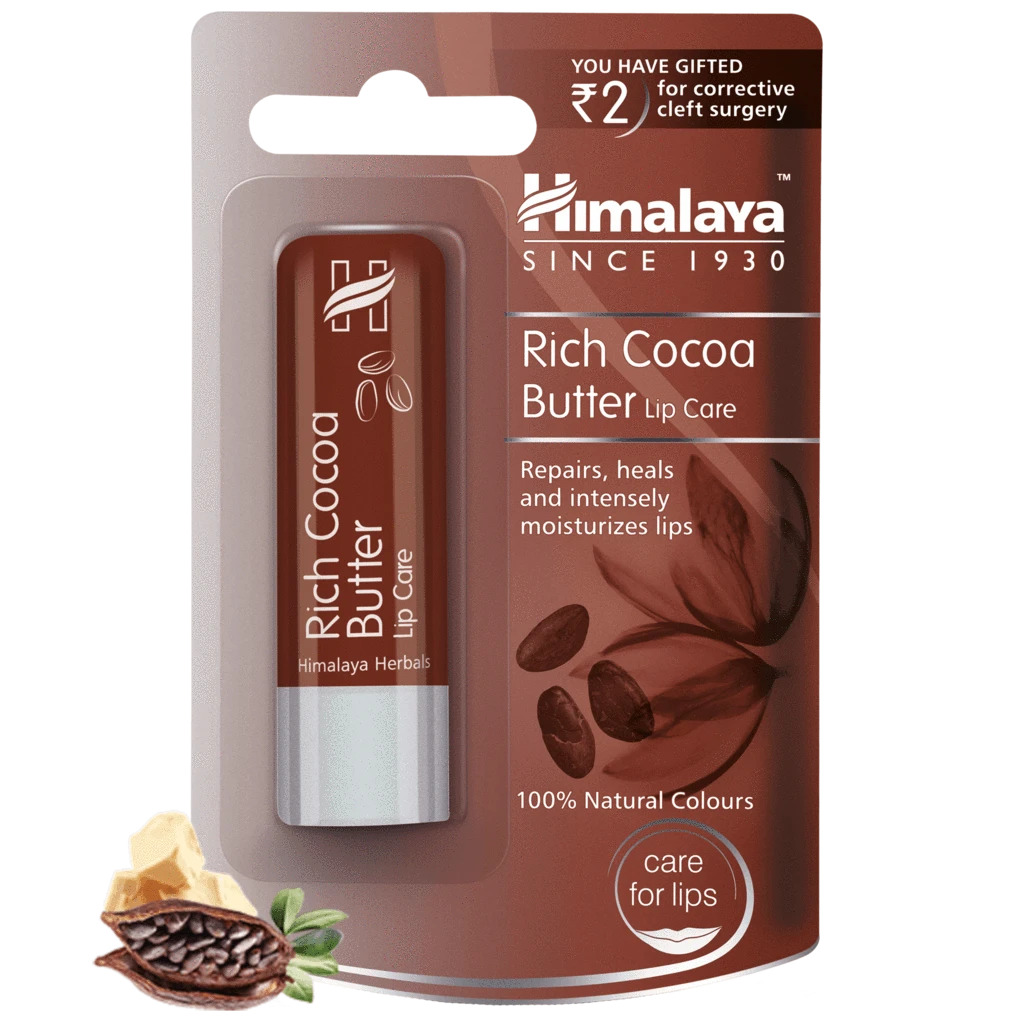 Бальзам для губ с маслом какао  Хималая, 4.5г, Cocoa Butter Lip Balm Himalaya, 4.5g — купить в интернет-магазине