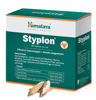 Стиплон: от кровотечений, для животных, 40 таб., производитель "Хималая", Styplon, 40 tabs., Himalaya — купить в интернет-магазине