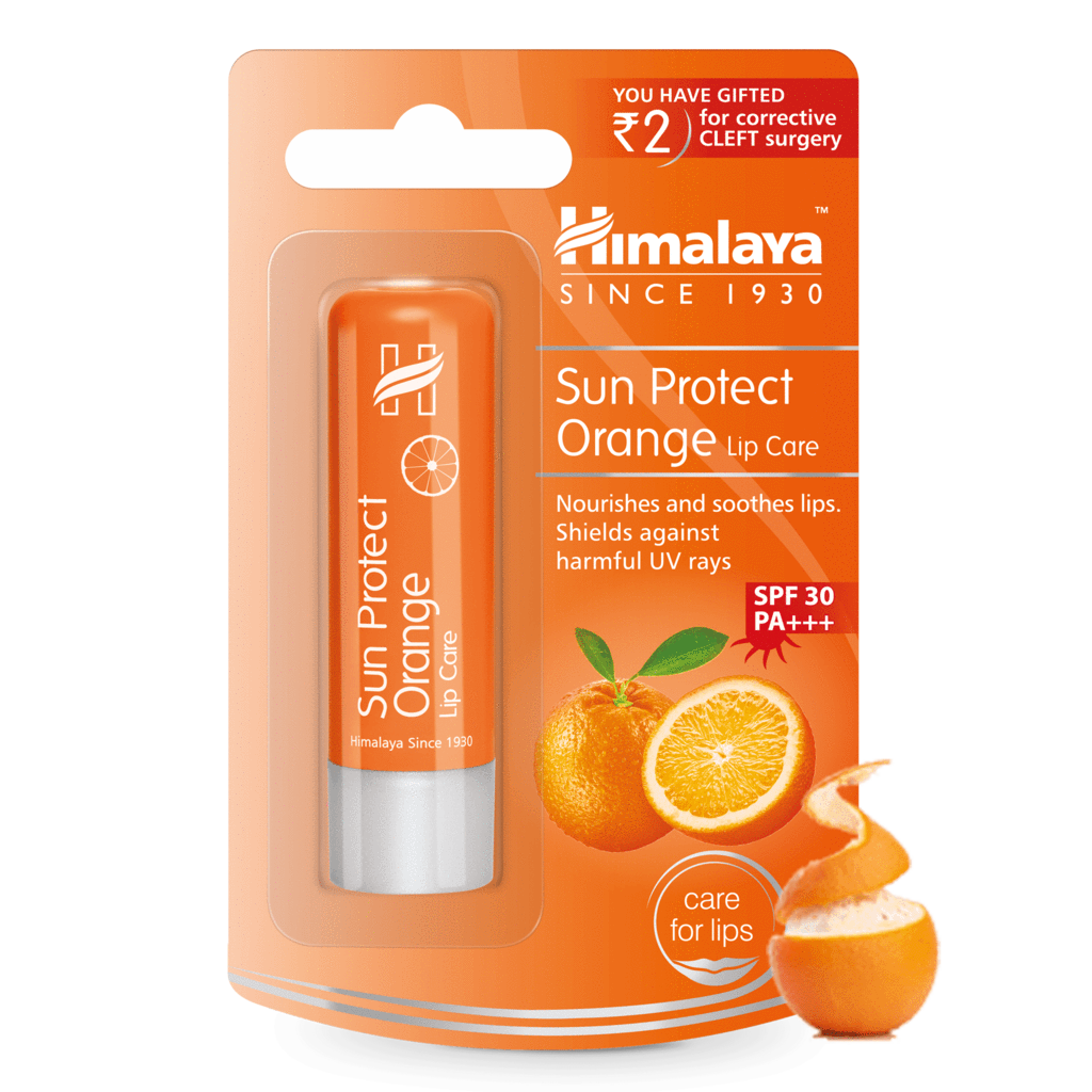 Бальзам для губ с апельсином Хималая, 4.5г, Orange Shine Lip Care Himalaya, 4.5g — купить в интернет-магазине