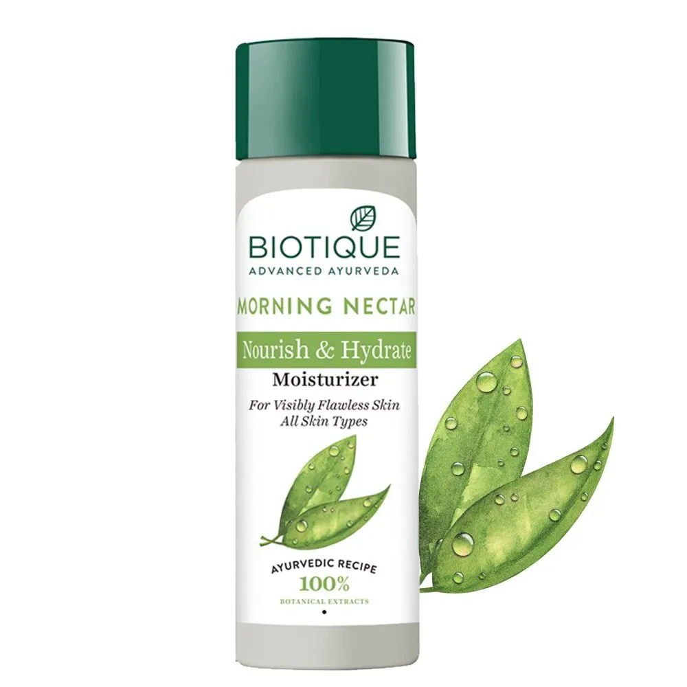 Лосьон для лица Утренний нектар Биотик 120 мл; Biotique Bio Morning Nectar Skin Moisturizer, 120ml — купить в интернет-магазине