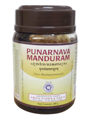 Пунарнава Мандурам, 200 г, производитель "Коттаккал Аюрведа", Punarnava Manduram, 200 g, Kottakkal Ayurveda — купить в интернет-магазине