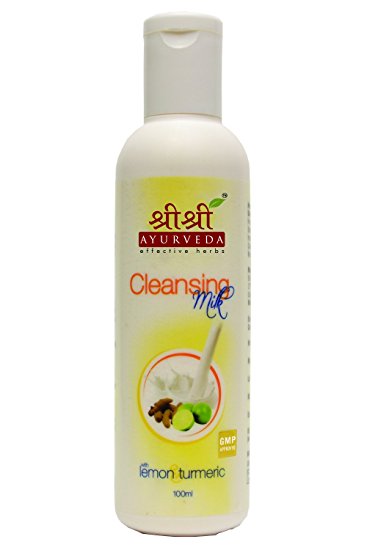 Очищающее молочко с куркумой, 100 мл, производитель "Шри Шри Аюрведа", Cleansing Milk, 100 ml, Sri Sri Ayurveda — купить в интернет-магазине