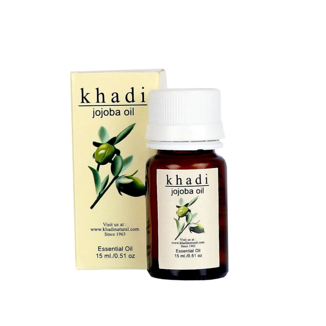 Эфирное масло для ароматерапии "Жожоба", 10 мл, производитель "Кхади", Essential Oil "Jojoba", Diffuser & Aroma Therapy, 10 ml, Khadi — купить в интернет-магазине