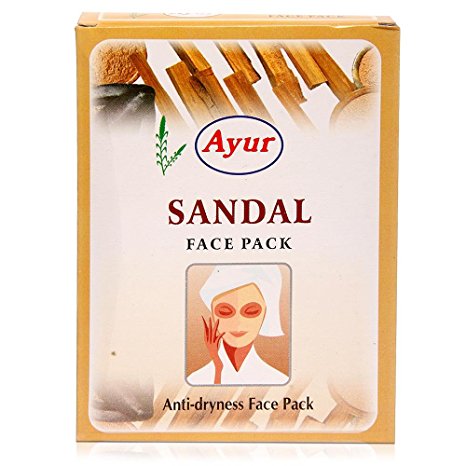 Маска для лица "Сандал", 25 г, производитель "Айюр", Sandal Face Pack, 25 g, Ayur — купить в интернет-магазине