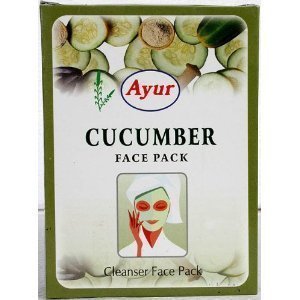 Маска для лица "Огуречная", 25 г, производитель "Айюр", Cucumber Cleanser Face Pack, 25 g, Ayur — купить в интернет-магазине