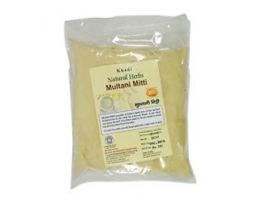 Маска для лица из глины "Мултани Митти", 200 г, производитель "Кхади", Face Pack "Multani Mitti", 200 g, Khadi — купить в интернет-магазине