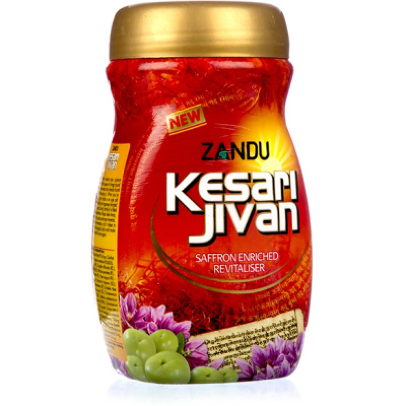 Чаванпраш "Кесари Живан", 450 г, производитель "Занду", Chyavanprash Kesari Jivan, 450 g, Zandu — купить в интернет-магазине