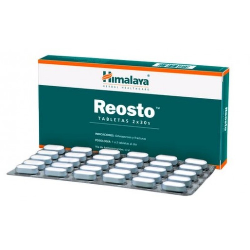 Реосто: восстановление костных тканей, 60 таб., производитель "Хималая", Reosto, 60 tabs., Himalaya — купить в интернет-магазине