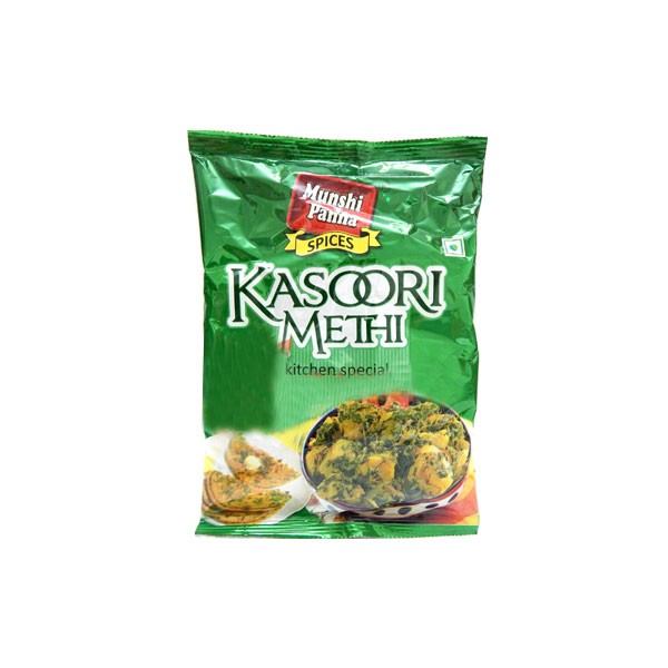 Листья шамбалы "Касури метхи", 50 г, производитель "Мунши Панна", Kasoori methi, 50 g, Munshi Panna — купить в интернет-магазине