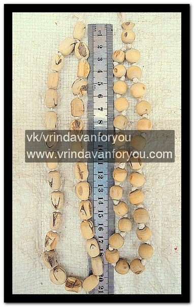 Четки Туласи 28, (27 бусин), L=19 см (на фото справа) / Beads Tulasi 28, (27 beads), L = 19 cm (pictured right) — купить в интернет-магазине