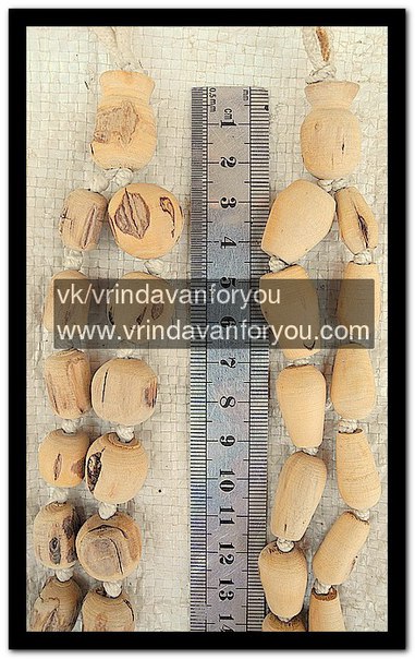 Четки Туласи 26, (27 бусин), L= 30 см (на фото справа) / Beads Tulasi 26, (27 beads), L = 30 cm (pictured right) — купить в интернет-магазине