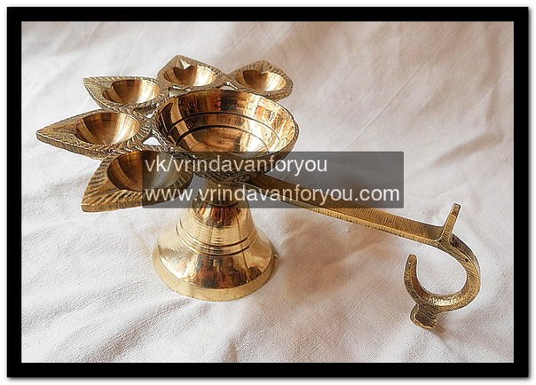 Дипа латунь 5 лепестков №1,2,3 / Brass Deepa 5 petals №1,2,3 — купить в интернет-магазине