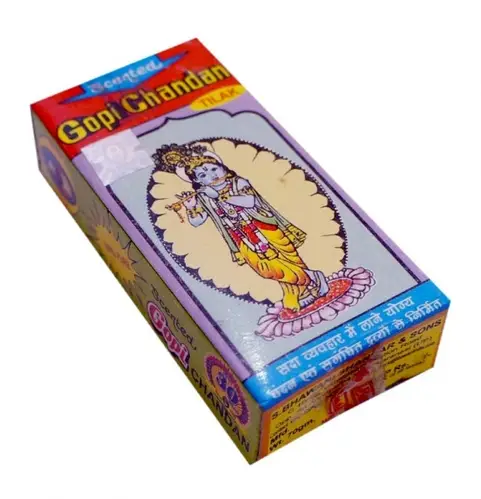Гопи чандан для тилаки, белый, 70 г.; Gopi chandan for tilaka, WHITE, 70 g — купить в интернет-магазине