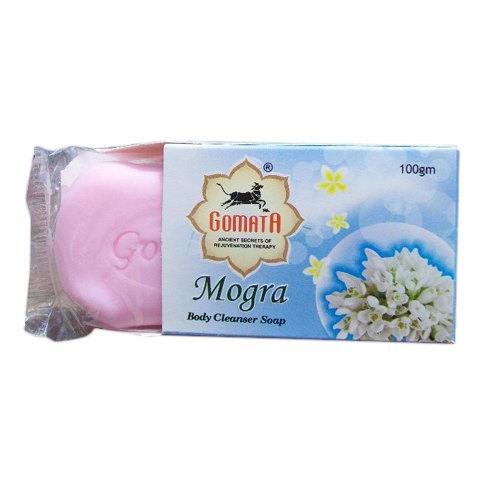 Аюрведическое мыло Могра, 100 г, производитель Гомата; Mogra Body Cleanser Soap, 100 g, Gomata — купить в интернет-магазине