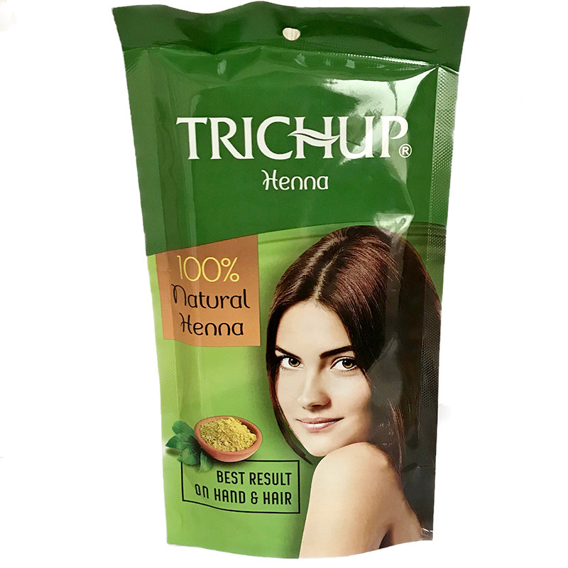 Хна для волос и мехенди Тричуп, 100 г, производитель Васу; Trichup Henna for Hand & Hair, 100 g, Vasu — купить в интернет-магазине
