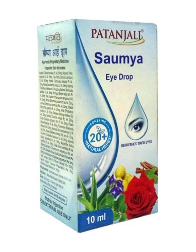 Глазные капли Саумья, 10 мл, Патанджали; Saumya eye drop, 10 ml, Patanjali — купить в интернет-магазине